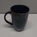 Ceramic Coffee Mugs, Extra Large, 22oz Big Mug,Tea Cups, Hand-painted Mugs,Pottery and Large Handle, Tall Coffee Mug for Office/Home, Microwave and Dishwasher Safe. (starry blue)