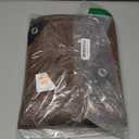 Multipurpose Protective Cover Brown Poly Tarp 10' x 15' - Durable, Water Resistant, Weather Resistant - 5 Mil Thick Polyethylene - by Xpose Safety