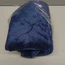 OLANLY Memory Foam Bath Mat Rug 24x16, Ultra Soft and Absorbent Bathroom Rugs, Non-Slip, Comfortable, Machine Washable Bath Carpet for Bathroom Floor, Tub, Shower and Home Decor Accessories, Navy