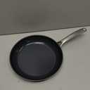Blue Diamond 10" Nonstick Frying Pan Skillet, Diamond Infused PFAS & PTFE-Free Ceramic Pot, Dishwasher & Oven Safe, Stay Cool Handle, Durable Non Toxic Metal Utensil Safe, Egg & Omelet Pan, Blue