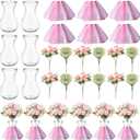 54 Pcs Baby Shower Table Decorations Girl Mini Tutu Skirt for Centerpieces