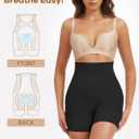 Tummy Control Shapewear for Women - Seamless High Waisted Body Shaper Shorts, No-Roll Under Dress Shapewear (S)