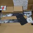 AVLT Dual 13"-43" Monitor Arm - Desk Mount for Two Flat/Curved Monitors - Full Motion Height Swivel Tilt Rotation Adjustable - White/VESA/C-Clamp/Grommet/Cable Management (White-Mount)
