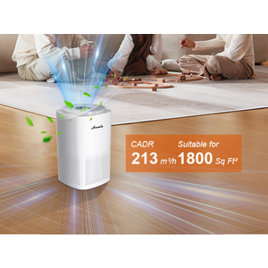 Avamia Air Purifier for Large Rooms up to 1100 Sq Ft, H14 HEPA Filter Air Purifiers for Bedroom with 360° Air Inlet, Compact Portable Cleaner for Pets, Smoke, Dust, Dander, Odor, Pollen