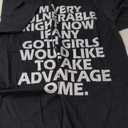 I'm Very Vulnerable rn If Any Goth Girl Take Advantage of Me T-Shirt Medium