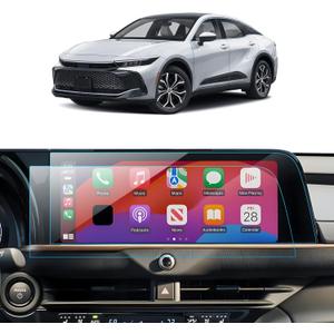 2PCS Car Screen Protector for Toyota Crown 2023 2024 2025 Accessories Navigation Nano Touchscreen Protector Film HD Clear Anti Fingerprint 12.3''