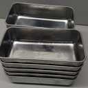 LIANYU Loaf Pans for Baking Bread, 9 x 5 Inch Stainless Steel Bread Loaf Pans for Sourdough, Cake Brownies, Heavy Duty Loaf Tins for Oven, Dishwasher Safe (Medium)