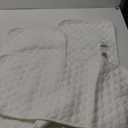 BlueSnail Quilted Thicker Waterproof Changing Pad Liners,3 Count(Snow White 13 x 27)
