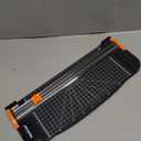 WORKLION Paper Cutter - A4 Paper Craft Cutter with Security Blade for Cut Gift Card, Coupon, Label, Cardstock, Photo, 12 inch Black Office Paper Trimmer