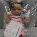 SCOM Realistic Baby Dolls Girl- Felicia, 17-Inch Realistic-Newborn Baby Dolls with Weighted Soft Cloth Body, Real Life Cute Reborn Dolls with Gift Box for Kids Age 3+