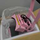 Hat Press, Hat Press Heat Machine for Caps, Hat Heat Press with 2 Platens and HTV Iron On for Vinyl, Sublimation, Heat Transfer (Pink)