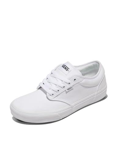 Vans Men's Atwood Shoe | Low-Top Fashion Sneakers for Work, Walking & Casual Everyday Wear, White/White, 7.5