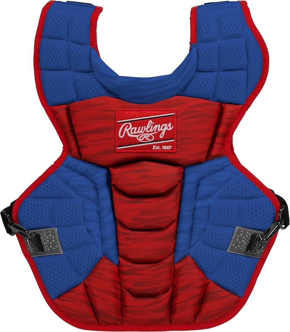 Rawlings | Velo 2.0 Catcher's Chest Protector | Baseball | Adult & Intermediate Sizing | Multiple Colors