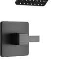 Replacement for Delta Shower Trim Kit 14 Series, All Metal Tub Shower Faucet Set, 6-Inch Matte Black Shower Head and Handle Set(Valve/Cartridge Not Included)