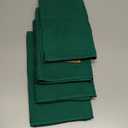 Homaxy 100% Cotton Waffle Weave Kitchen Dish Towels, Ultra Soft Absorbent Quick Drying Cleaning Towel, 13 x 28 Inches, 4-Pack, Dark Green