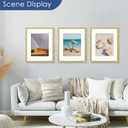 PEALSN 16x20 Picture Frame Set of 6, Wall Mount Display, Gold