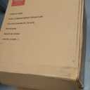 Amazon Basics Dual Compartment Recycling Can with Soft-Close Lid and Removable Liner Buckets, 60 Liters, Rectangular, Grey, Silver