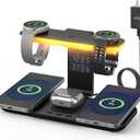 2026 YiJYi Dual Magnetic Wireless Charger for Samsung, 7 in 1 for Samsung Charging Station,45W Dual Phone with Two Light Styles Light & Clock,for Samsung S26,for Galaxy Buds for Samsung Galaxy Watch