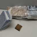 Weysat Tic Tac Toe Toilet Paper Holder Stand Bathroom Wall Decor Rustic Wooden Hanging Storage Freestanding Wall Mounted Shelves Decor for Toilet Tissue Farmhouse (Brown, Blue)