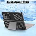 Case Compatible with Lenovo Tab Plus (TB351FU) 11.5 inch 2024 Cover,Slim Stand Back Shell Protective Smart Cover with Auto Wake/Sleep Function,Black