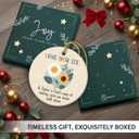 2 x Soul Sister Christmas Ornament 2025, Love You Sister Gifts for Christmas, Birthday, Ceramic Ornaments for Family Reunion Decorations, Holiday Family Exchange Gifts for Sisters in Law