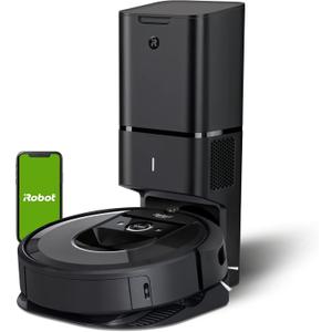 iRobot Roomba i7+ (7550) Robot Vacuum with Automatic Dirt Disposal - Empties Itself for up to 60 Days, Wi-Fi Connected, Smart Mapping, Works with Alexa, Ideal for Pet Hair, Carpets, Hard Floors