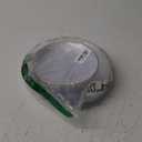 Rubtlamp 30Pcs Clear Plastic Plates,Clear Disposable Plates With Gold Rim,Heavy-duty Gold Plates