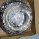 Metal Dog Bowls for Medium Dogs, Stainless Steel Food and Water Bowls, Dishwasher Safe, Rust Resistant, 36 fl oz Each, 1 Pc