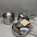 Tramontina Signature Tri-Ply Clad Stainless Steel 12-Piece Cookware Set with Lids, Pots and Pans Kitchen Set, Induction-Ready, Dishwasher-Safe, NSF-Certified, Made in Brazil