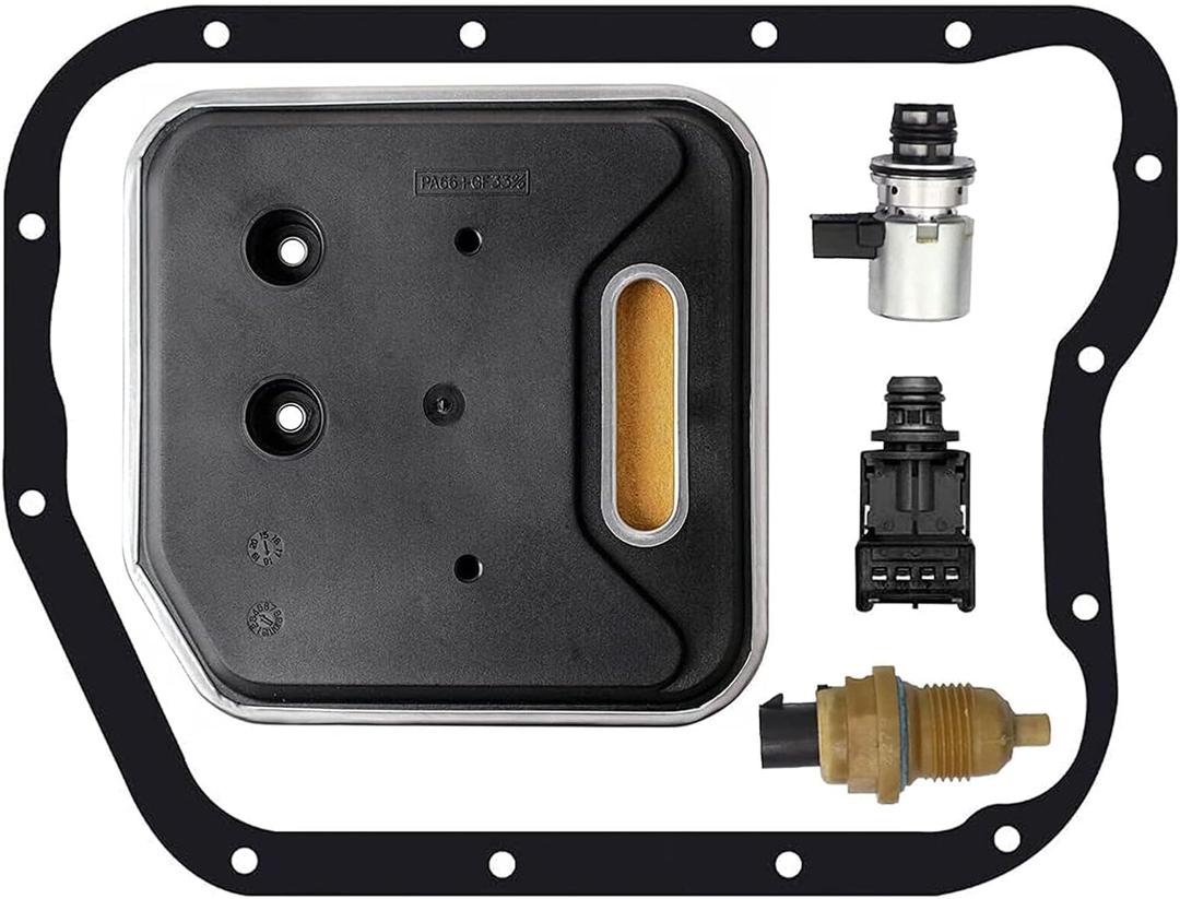 GXARTS A500 A618 A518 46RE 47RE 48RE Transmission Governor Pressure Sensor Solenoid Transducer with Filter Gasket Fit for Dakota Durango Dodge Ram 1500 2500 3500 2000-2006 fit for Jeep Grand Cherokee