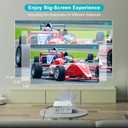 Mini Projector With Wifi and Bluetooth 1080P Full HD Projector, Wielio 2025 New 12000L 4K Support Outdoor Projector for Phone Movie Projector for Home Theater, Compatible with HDMI, VGA, USB, Laptop