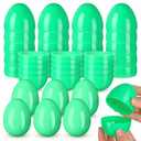 Silipull 36 Pack 3.1 Inch Jumbo Empty Plastic Eggs, Fillable Eggs for Egg Hunts, Candy Basket Stuffers, Party Favors, DIY Crafts(Green)