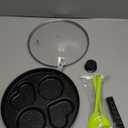 Egg Frying Pan, 4 Cups Nonstick Fried Egg Pan Breakfast Cooker Pan Pancake Burg Bacon Omelette Crepe Pan Egg Skillet Suitable for Gas Stove & Induction Cooker Cookware