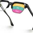 VISOONE Anti-Fog Ultralight Progressive Fashionable TR90 Reading Glasses for Men Women readers