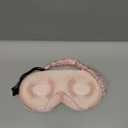 SilkSilky 100% 22 Momme Mulberry Silk Sleep Mask  Upgraded 3D Contoured Eye Mask with Nose Wing Pads & Adjustable Strap, Luxury Blackout Eye Cover for Women & Men (Pink)