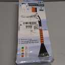 EcoNour 27" Car Snow Brush and Ice Scrapers for Car Windshield (Orange - 2 Pack) | Scratch Free Bristle Head Snow Brush & Tough Window Snow Scraper with Aluminium Body