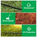 FIRMERST 18/13 Solid Sprinkler Wire for up to 12 Valves System 250 Feet