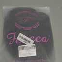 Fencca Layered Long Ombre Brown Highlight Wigs for White Women Straight Synthetic Hair Wig Natural Looking