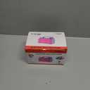 IDAODAN Electric Balloon Pump, Portable Electric Balloon Blower Machine Balloon Air Pump Dual Nozzle Rose Red 110V 600W Balloon Inflator for Party Decorations