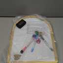 Curved Whiteboard, Dry Erase Board, Holiday Gift, Pine Frame, Wall Mounted, with Four Magnets and Writing Pens, Easy to Erase, Writing Board, Home, School