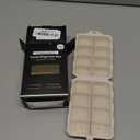 Foldable & Portable Pill Organizer 2 Times A Day with Extra Compartments - Etched Labels - Weekly 7 Day AM PM Medicine Box, Week Daily Travel Pill Case Holder Dispenser for Vitamin, Supplement - Khaki