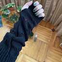 2 x POHADON Fairy Grunge Gloves Alt Emo Goth Accessories Fingerless Ripped Long Sleeve Arm Warmers Y2k Gyaru Arm Sleeve Harajuku
