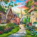 Ravensburger Church Lane 1000 Piece Jigsaw Puzzle for Adults | Unique, Pieces | Anti-Glare Surface | FSC Certified, Eco-Friendly 
