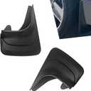 2 PCS Mud Flaps, 8.27" x 12.6" Tire Protector Splash Mudflaps, All-Weather Protector Mud Guard, Tire Rear Trim, Universal Exterior Accessories for Most Cars(Black)