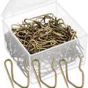 Outus 58 Pack Metal Curtain Hooks Pin On Drapery Hooks 1.2 x 1 Inch for Window,Door,Shower Curtain(Oil-Rubbed Bronze)