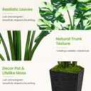 UPBUD 64'' Artificial Monstera Deliciosa Plant, Fake Swiss Cheese Tree