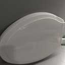 KOHLER 4734-RL-0 Rutledge ReadyLatch Soft Close Elongated Toilet Seat, Quiet-Close Lid Grip-Tight Bumpers, Installation Hardware, Home Essentials, White