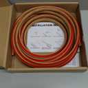 Flexible Quarter Round Molding, Mini Peel and Stick Rubber Trim Moulding(240Inch) (Wood Grain)