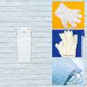 Cabilock Wall Mount Glove Holder Acrylic Storage Box Transparent Gloves Dispenser Organizer for Masks Space Saving Solution for Home Office Lab