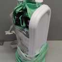 Tiny Marvels Portable Booster Seat, Foldable Baby High Chair with Removable Tray, Safety Harness & Carry Bag  for Toddlers Ages 6M-3Y, Ideal for Dining, Travel, Camping & Family Time (Green)